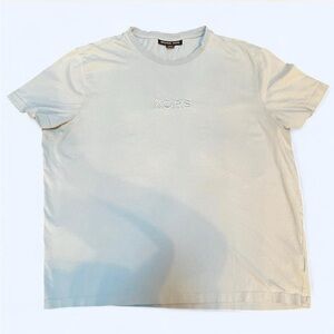 Michael Kors Women’s XL Baby Blue Tee Embroidered KORS Logo T-Shirt
